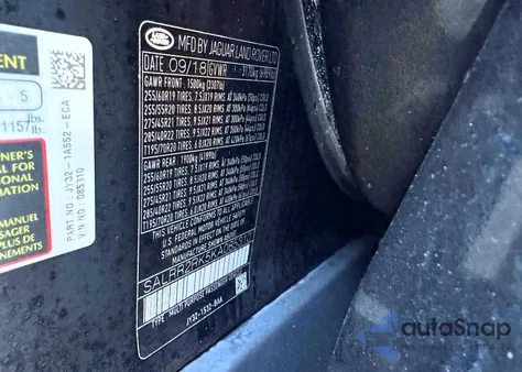 2019 Land Rover Discovery Hse из США, поврежденный, VIN SALRR2RK5KA085310